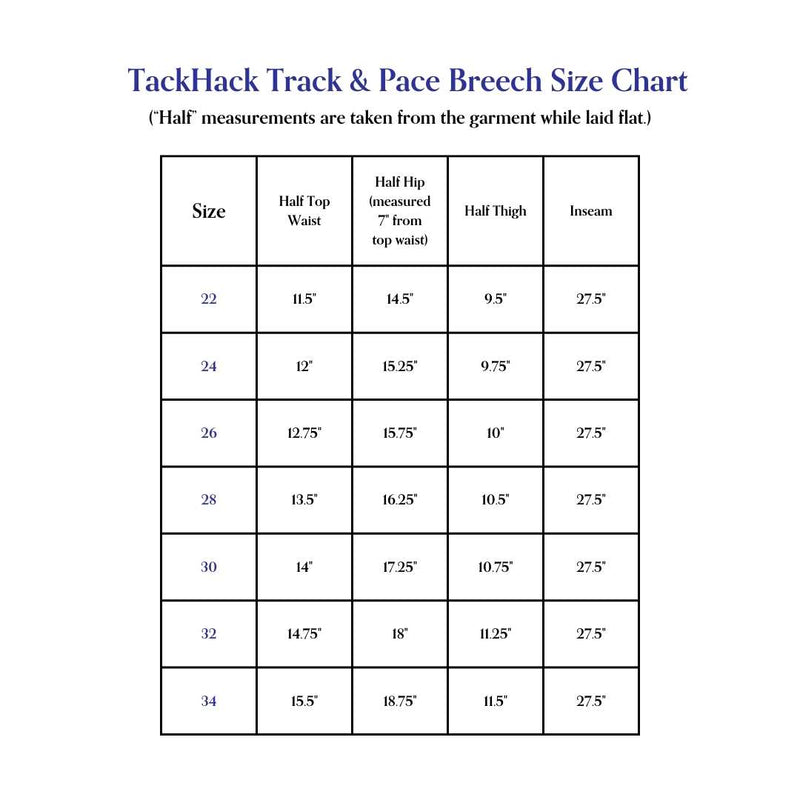 The TackHack Women's Track & Pace Breech VERSION ONE